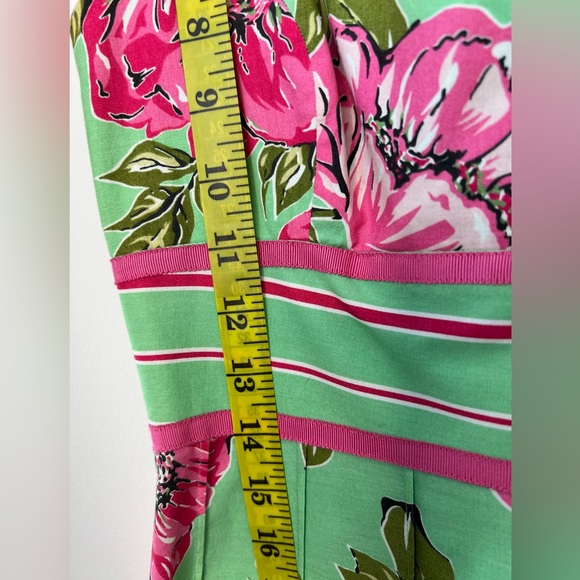 Tibi, Rose Floral Mini Dress, Sz: 0, Vintage Inspired Design, Greens/Pink/Red ๐น - Picture 12 of 13